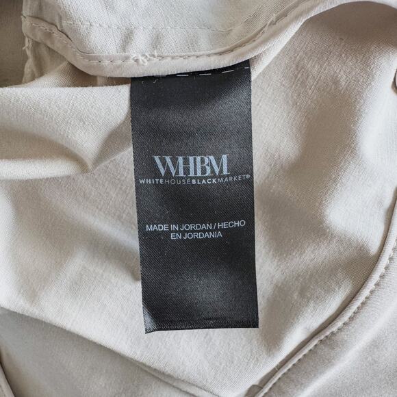 White House Black Market, Pearl Dust Cropped Utility Jacket-Women’s Size X-Small - Picture 11 of 13